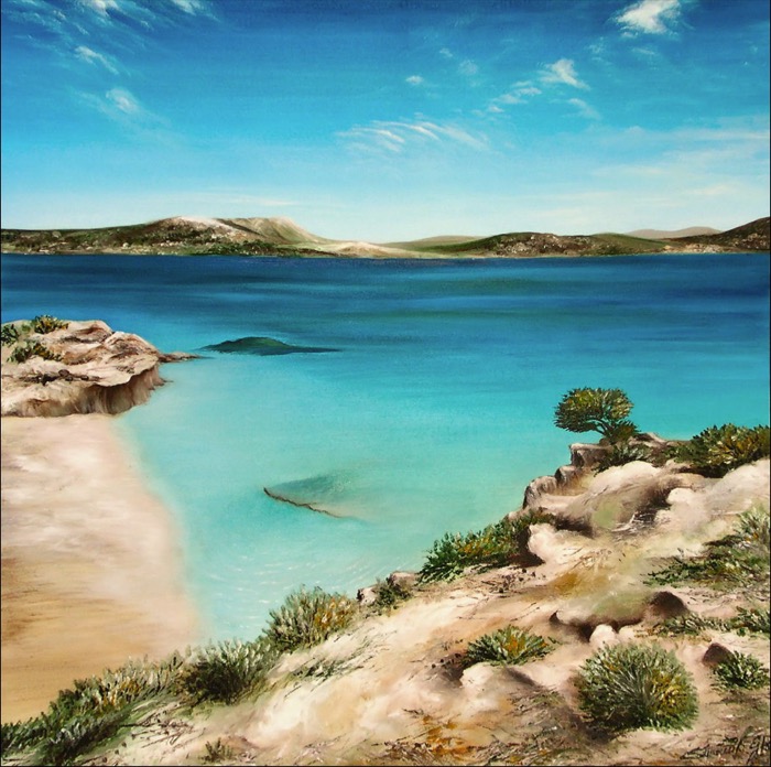 Brivido, Olio su tela, 80 x 80 cm